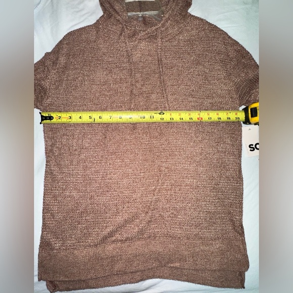 Juniors SO Cozy Tunic Hoodie- Mocha Froth - Picture 8 of 8